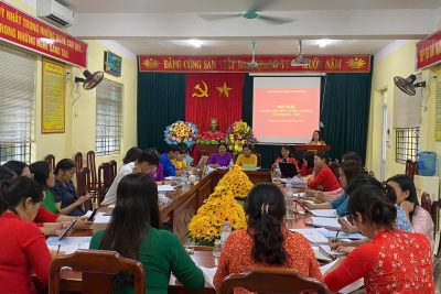 HỘI NGHỊ CÁN BỘ, VIÊN CHỨC, NGƯỜI LAO ĐỘNG TRƯỜNG TIỂU HỌC THỊ TRẤN ME NĂM HỌC 2024 – 2025