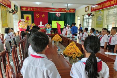 Liên đội Trường Tiểu học Thị Trấn Me tổ chức Đại hội Liên đội năm học 2025 – 2026