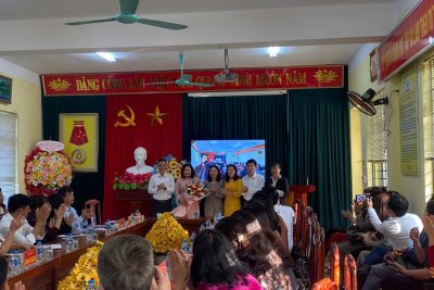 Sinh hoạt chuyên môn cụm 3 tỉnh Ninh Bình tại trường Tiểu học Thị Trấn Me