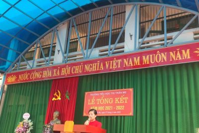 Trường Tiểu học Thị trấn Me tổ chức Lễ tổng kết năm học 2021- 2022