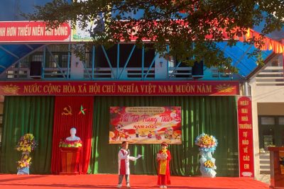 Vui tết Trung thu 2025 tại Trường Tiểu học Thị Trấn Me